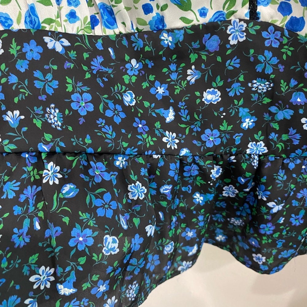 Zara | Cropped Floral Blouse - Picture 10 of 11